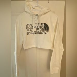 The North Face cropped hoodie